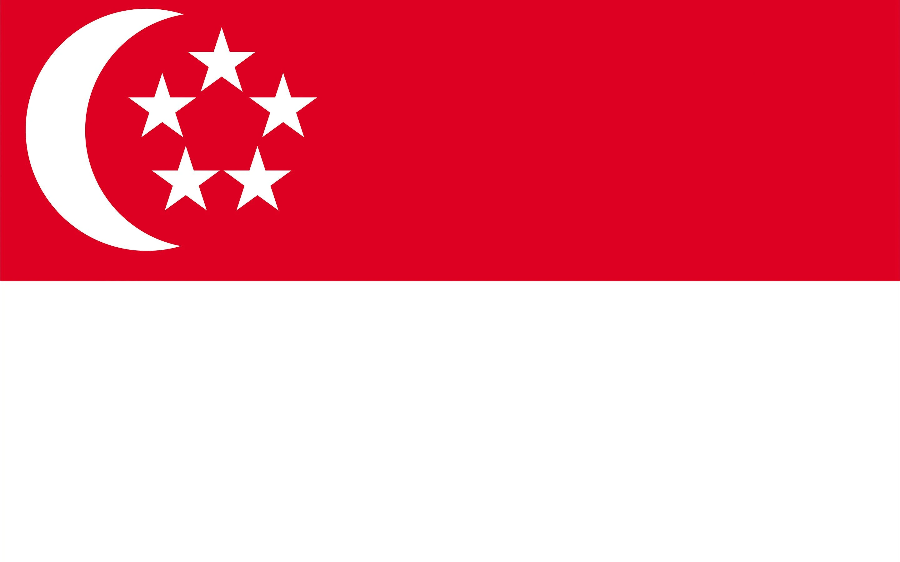 The flag of Singapore