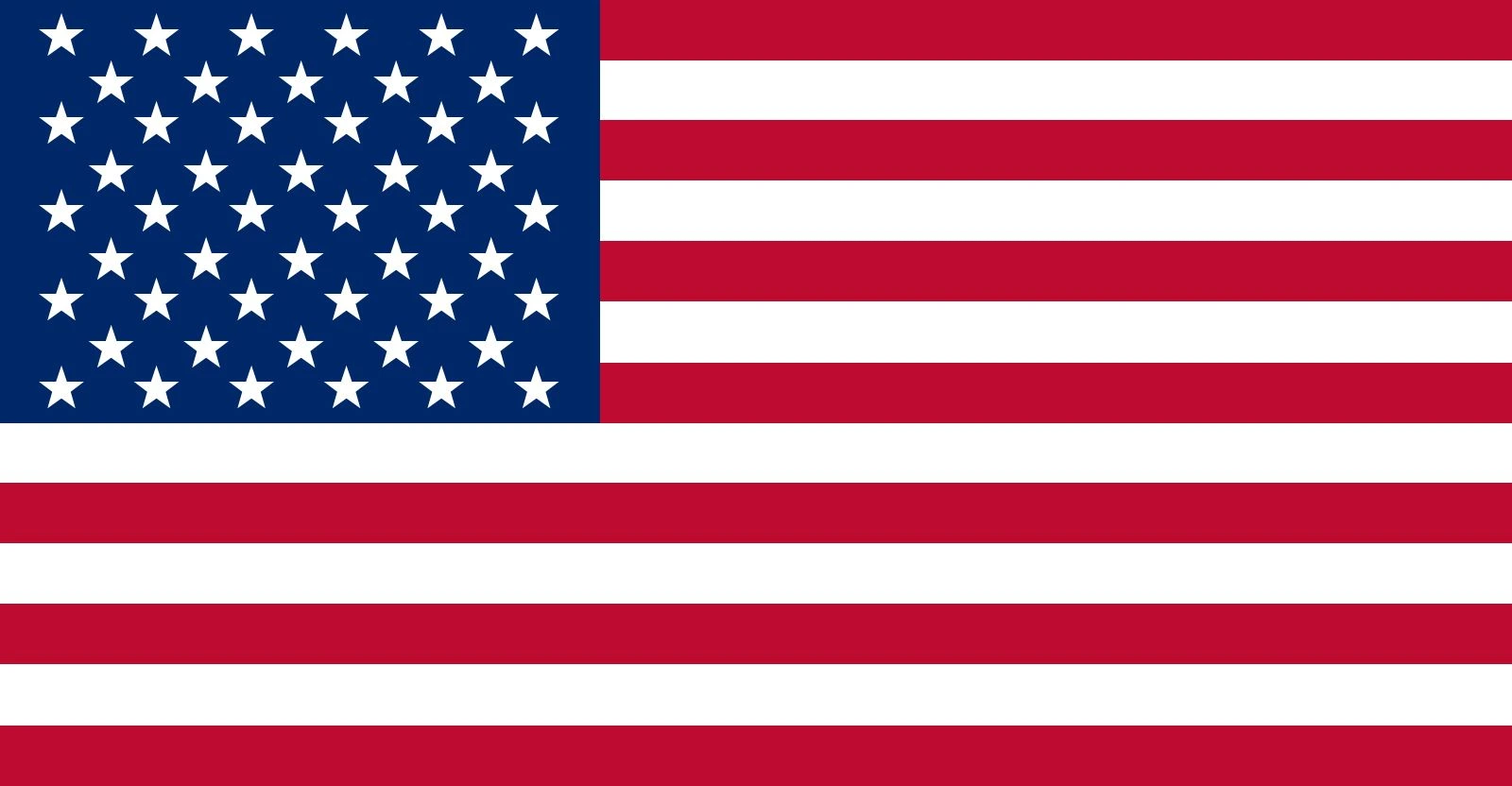 The flag of the United States of America